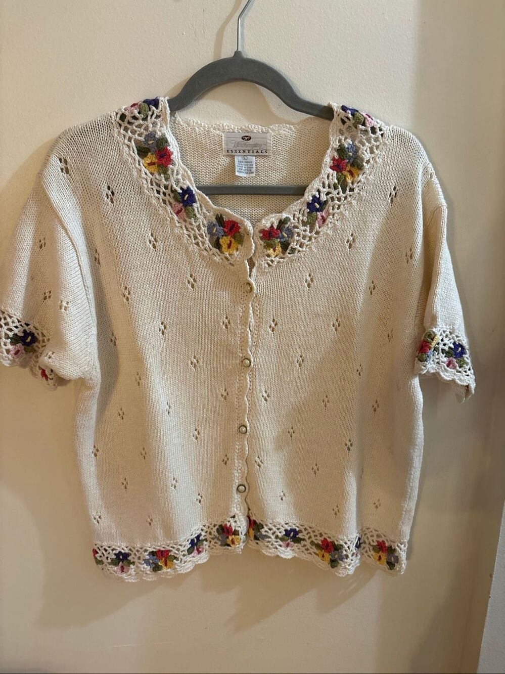 Vintage Worthington Essentials Crotched Sweater